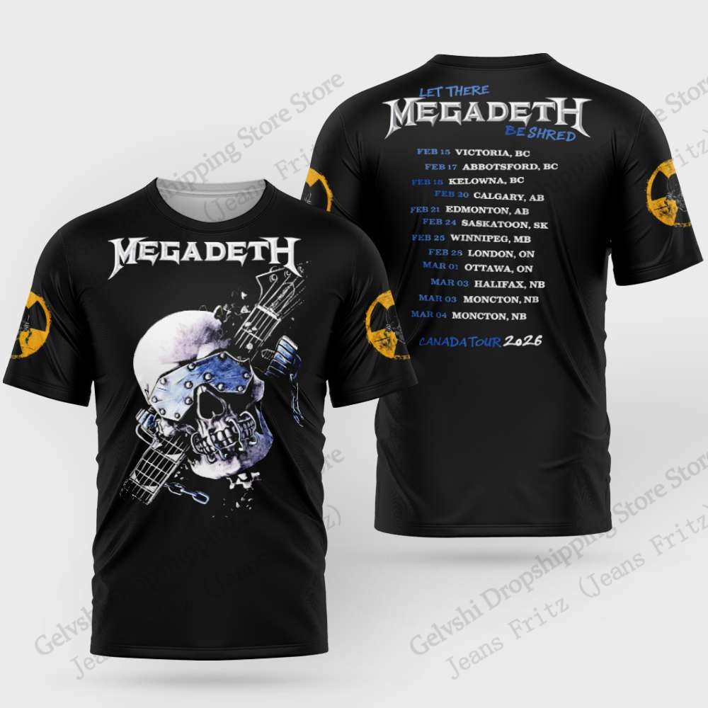 Street Fashion Canada - Hip Hop Rock Megadeth Band Kanada