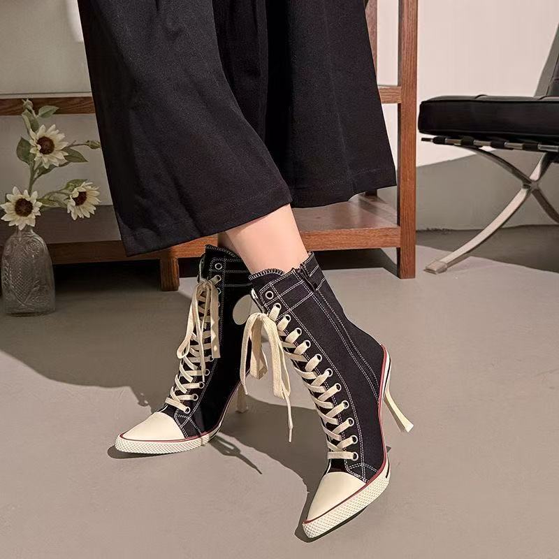 Street Fashion Y2K - Y2K Mädchen-Schuhe Designer High Heels Sportliche