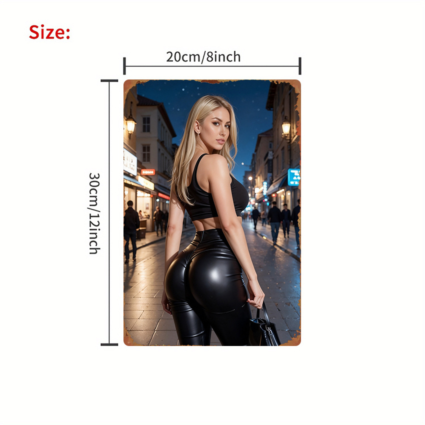 1-teiliges Schild mit einer mo – Fashion Street Night Bewertung und Preis